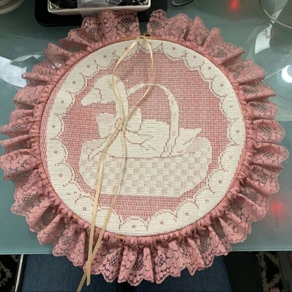 Vintage Frilly Cottagecore Wall Decor Bundle of 3 - Picture 3 of 6